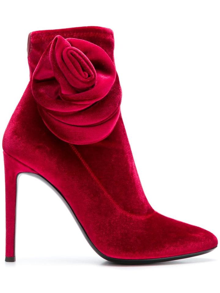 Giuseppe Zanotti Celeste Booties - Red