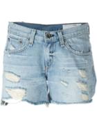Rag & Bone /jean Distressed Denim Shorts