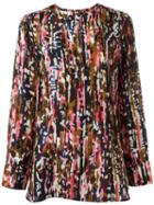 Marni Watercolour Print Blouse, Women's, Size: 40, Silk