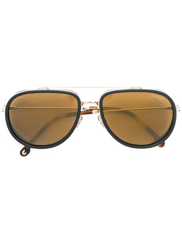 Carrera Pilot Sunglasses - Yellow & Orange