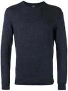 A.p.c. - Crew-neck Sweater - Men - Cotton/acrylic/polyester - Xxl, Blue, Cotton/acrylic/polyester