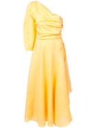 Rachel Comey Tipple One-shoulder Flared Dress - Yellow & Orange