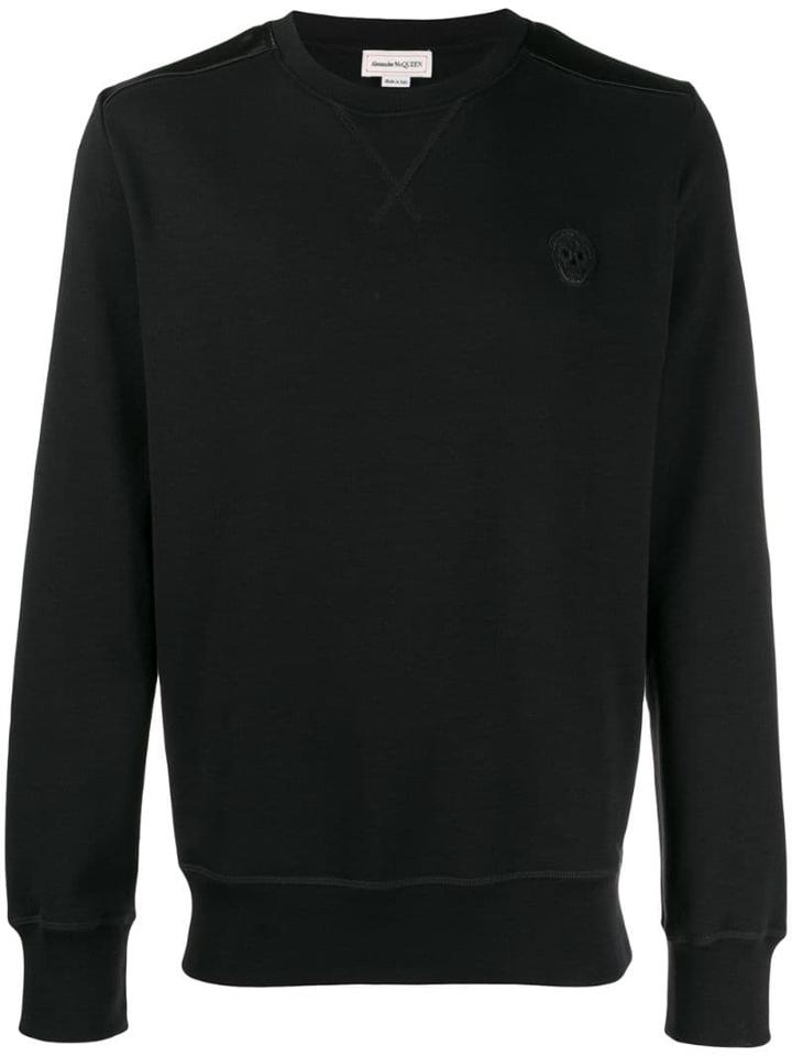 Alexander Mcqueen Embellished Skull Sweater - Black