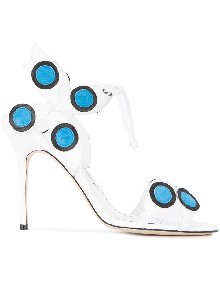 Manolo Blahnik Mbole Sandals - White