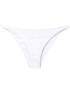 Tory Burch Broderie Hipster Bikini Bottoms - White
