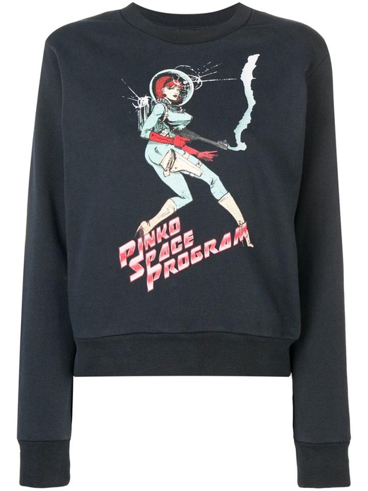Pinko Black Space Program Sweater - Grey