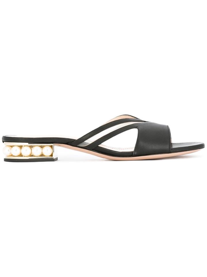 Nicholas Kirkwood 18mm Casati Mules - Black
