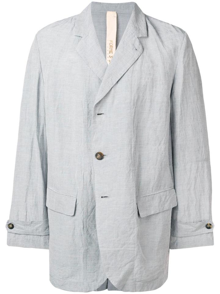 Forme D'expression Classic Oversized Blazer - Grey