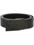Y-3 Monocolour Belt, Men's, Size: L, Black, Rubber