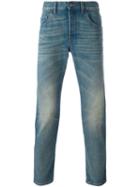 Gucci Cropped Slim-fit Jeans, Men's, Size: 33, Blue, Cotton