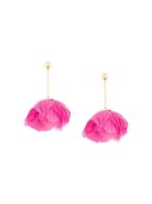 Aurelie Bidermann Pistil Pivoine Earrings - Pink