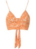 Clube Bossa Havel Printed Bikini Top - Orange