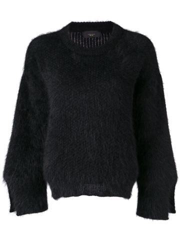 Lédition Round Neck Jumper - Black