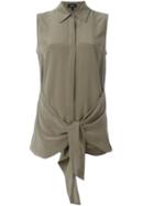Theory Chest Pocket Blouse
