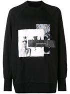 Julius Graphic Print Sweatshirt - Black