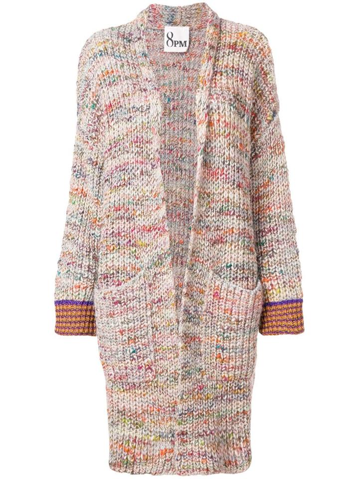 8pm Knitted Cardigan - White