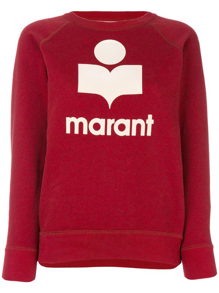 Isabel Marant Étoile - Milly Sweatshirt - Women - Cotton/polyester/polyamide - 40, Red, Cotton/polyester/polyamide