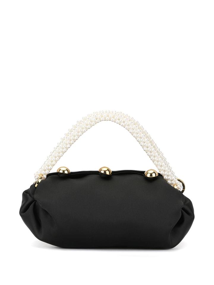 0711 Nino Pearl-handle Mini Bag - Black