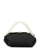 0711 Nino Pearl-handle Mini Bag - Black
