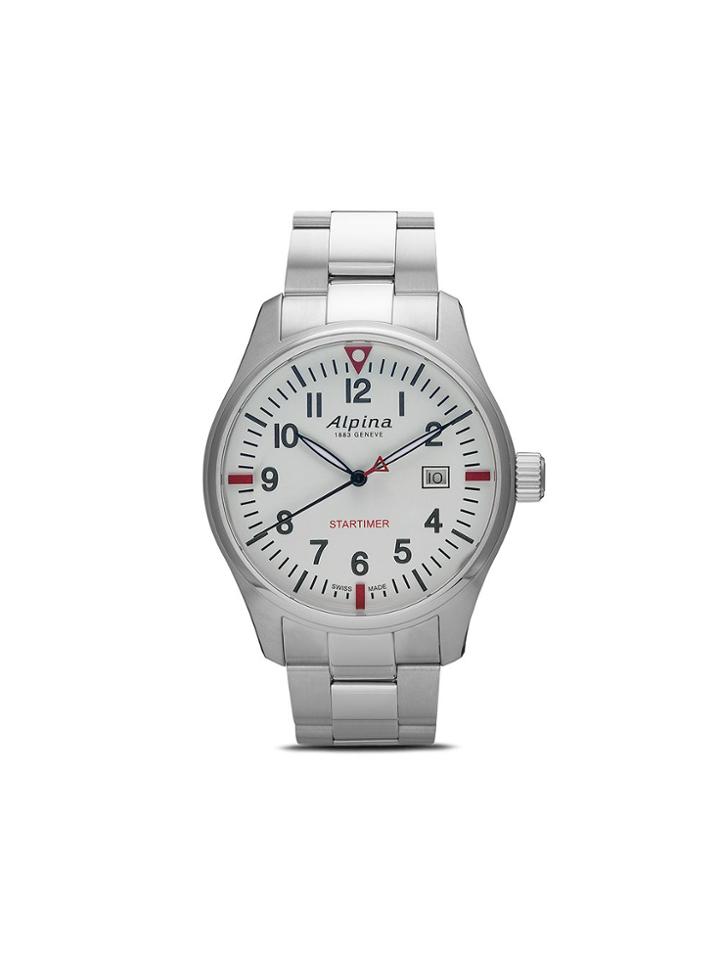 Alpina Startimer Pilot Quartz Gmt 42mm - White
