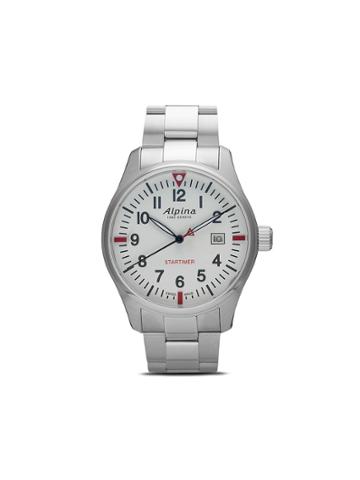 Alpina Startimer Pilot Quartz Gmt 42mm - White