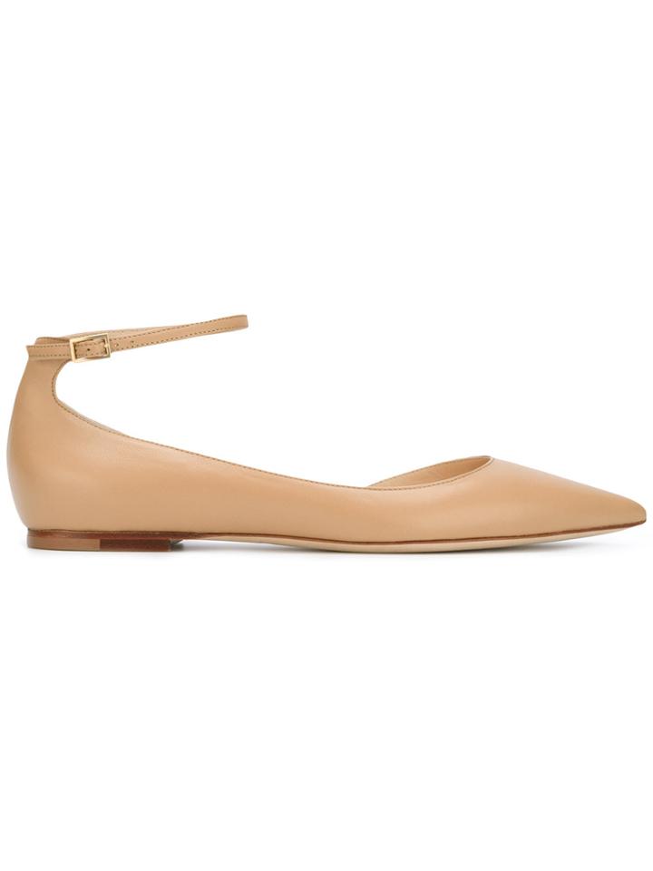 Jimmy Choo Lucy Ballerina Flats - Nude & Neutrals
