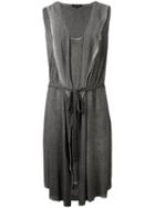 Unconditional - Hooded Tail Dress - Women - Rayon - Xs, Grey, Rayon