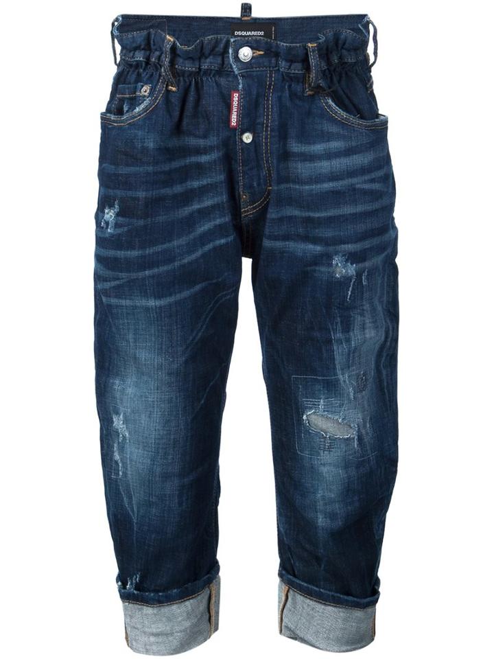 Dsquared2 'big Brother' Jeans, Women's, Size: 36, Blue, Cotton/spandex/elastane