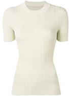 Jacquemus Basic Ribbed T-shirt - Neutrals