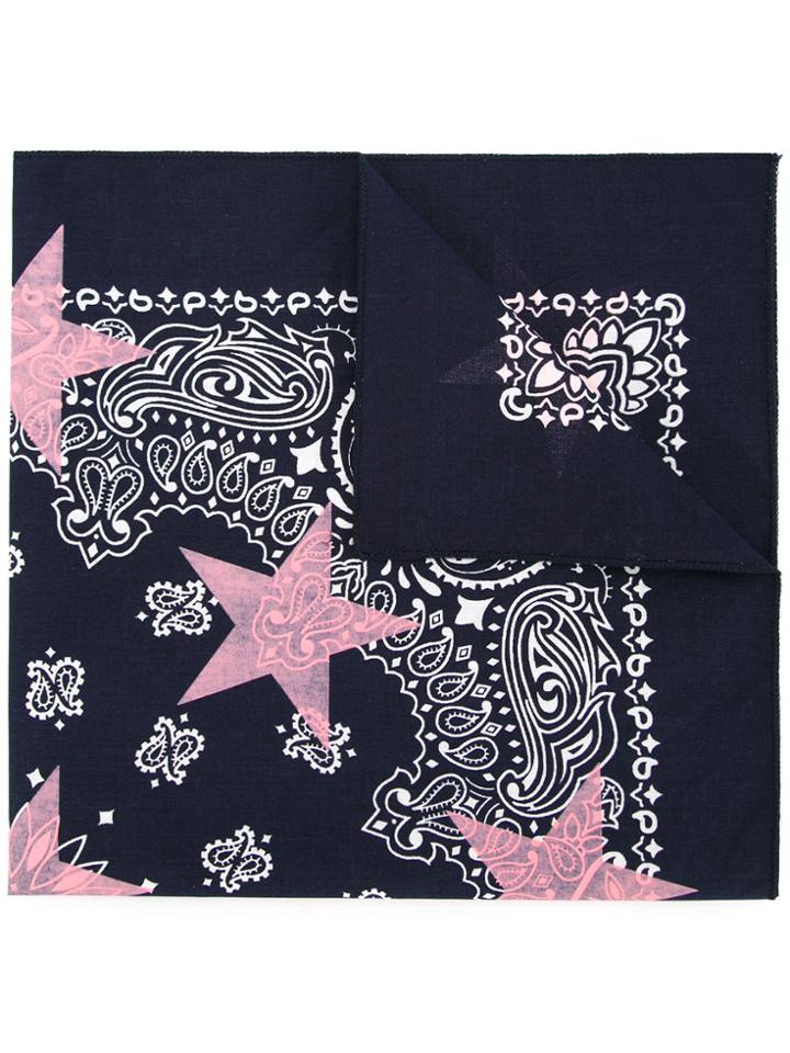 Guild Prime Patterned Star Print Scarf - Blue