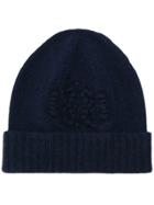 Barrie Knitted Beanie Hat - Blue