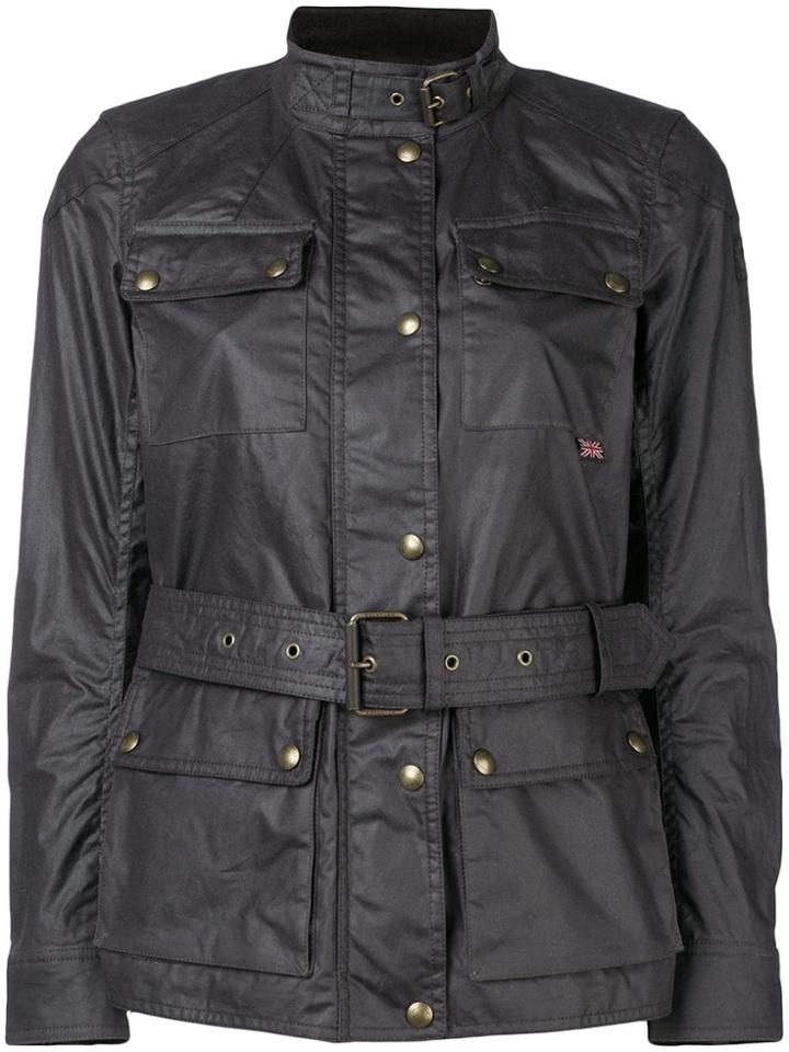 Belstaff Belted Lightweight Jacket - Black