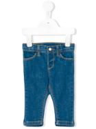 Knot - Embroidered Slim Jeans - Kids - Cotton/spandex/elastane - 12 Mth, Blue