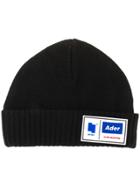 Ader Error Logo Patch Beanie - Black