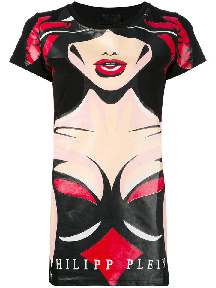 Philipp Plein - Horny T-shirt - Women - Cotton - S, Black, Cotton