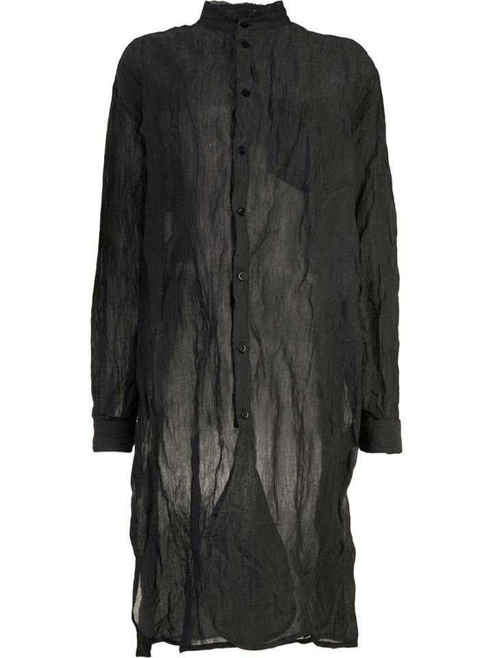 Yang Li - Oversized Shirt - Women - Cotton/metal - 42, Pink/purple, Cotton/metal