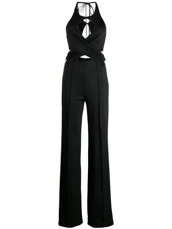 Palm Angels Cut-out Halterneck Jumpsuit - Black