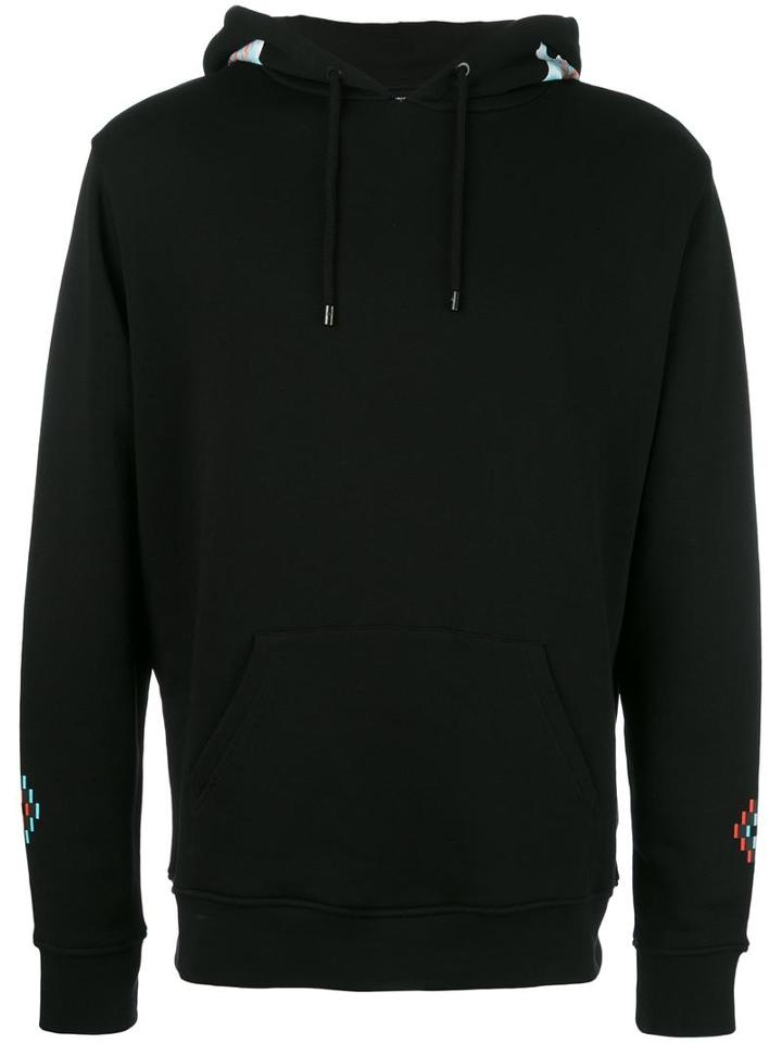 Marcelo Burlon County Of Milan Serafin Hoodie, Men's, Size: Medium, Black, Cotton
