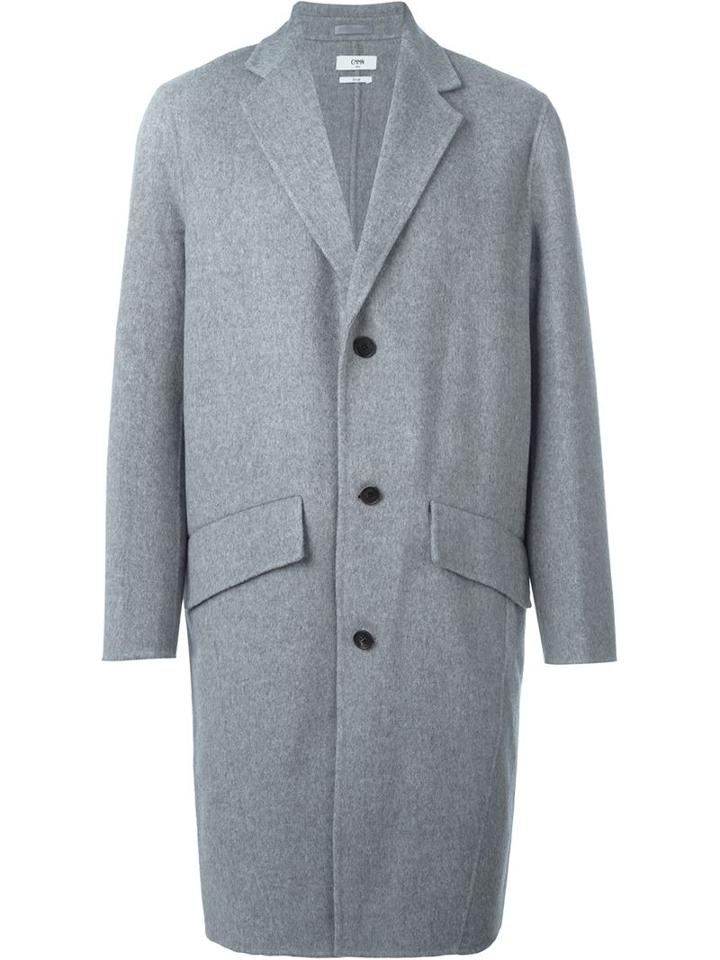 Cmmn Swdn Notched Lapels Coat