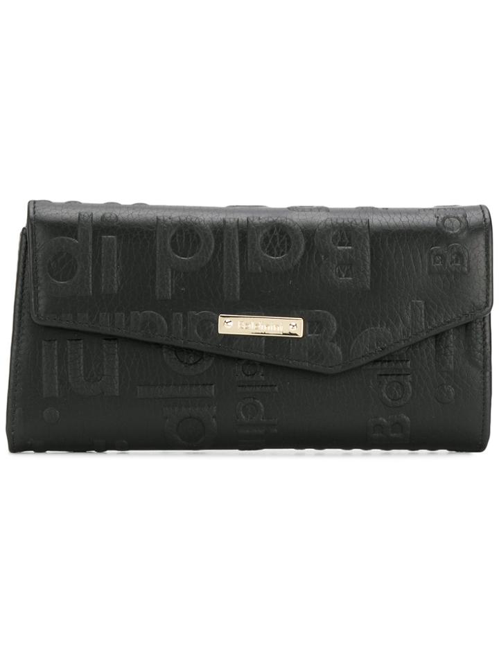 Baldinini Logo Fold-over Wallet - Black