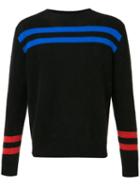 The Elder Statesman Cashmere Striped Jumper, Adult Unisex, Size: Xs, Black, Cashmere
