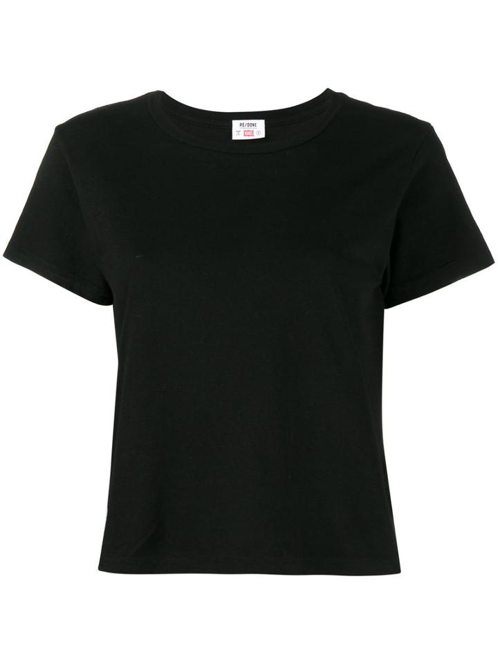 Re/done - The Classic T-shirt - Women - Cotton - M, Black, Cotton