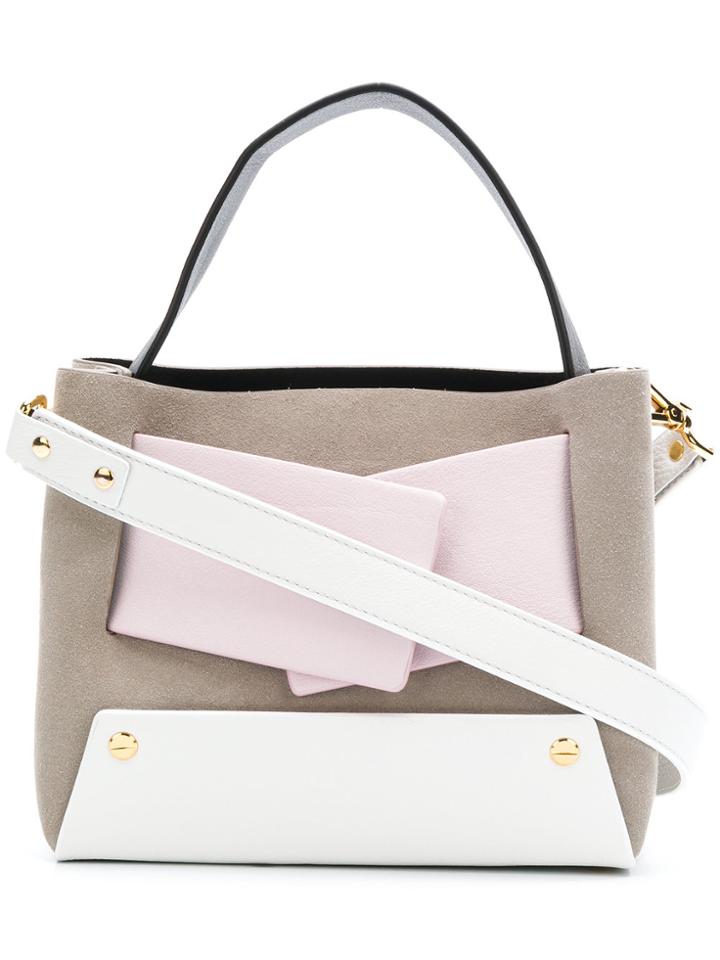 Yuzefi Two Tone Shoulder Bag - Multicolour