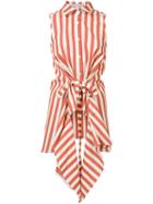 Palmer / Harding - Gathered Front Shirt - Women - Cotton - 4, Red, Cotton