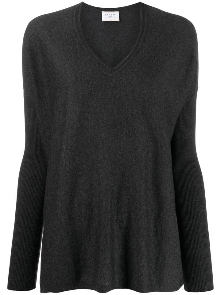 Snobby Sheep Swing Fit Jumper - Grey