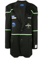 Ader Error 2 Bottons Oversized Single Breasted Jacket - Black