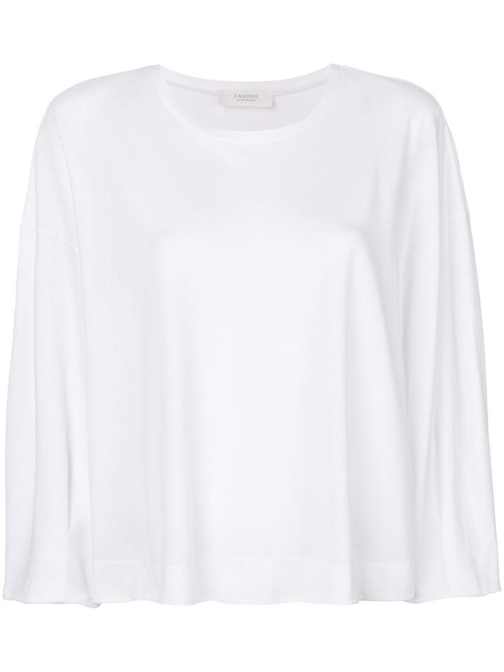 Zanone Long Sleeved Sweatshirt - White