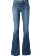 J Brand Flared Jeans, Women's, Size: 28, Blue, Cotton/polyester/spandex/elastane