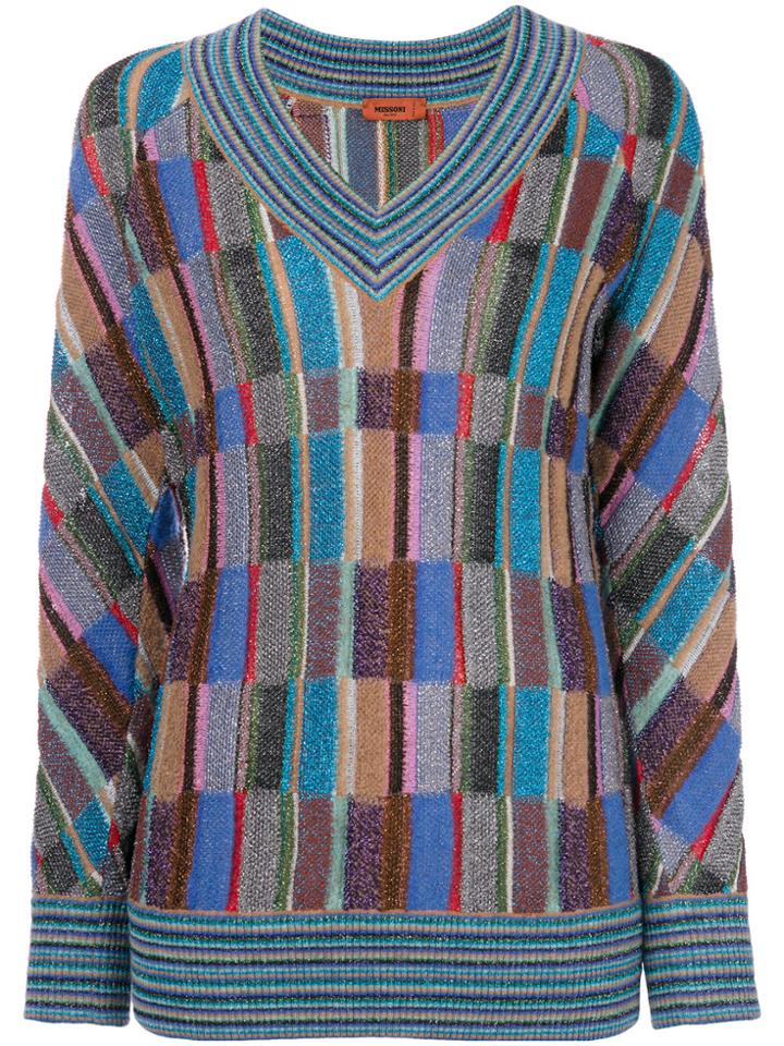 Missoni Square Print Jumper - Multicolour