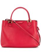 Emporio Armani Logo Stamp Tote - Red